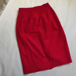 Worthington Red Pencil Skirt